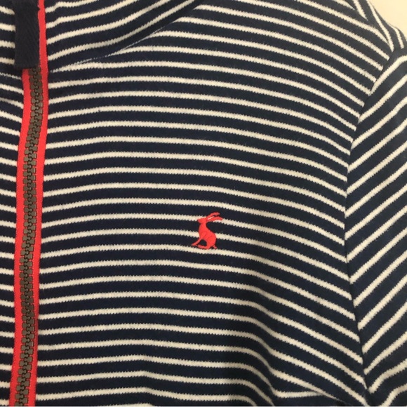 Joules Reversible Shacket Sherpa Zip Up Nautical Jacket 10/12 - Picture 3 of 7